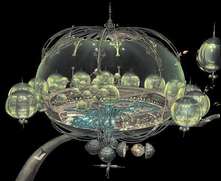 Otoh Gunga (Star Wars) - underwater city Otoh Gunga (Star Wars) - underwater city