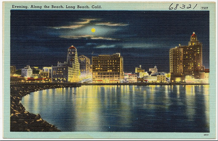 Evening, along the beach, Long Beach, Calif.  Flickr - Photo Sharing! - Google Chrome