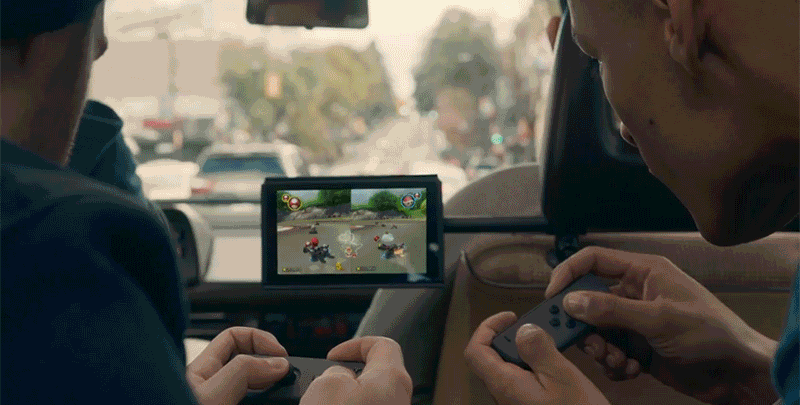 Nintendo Switch - Jouer dans sa voiture