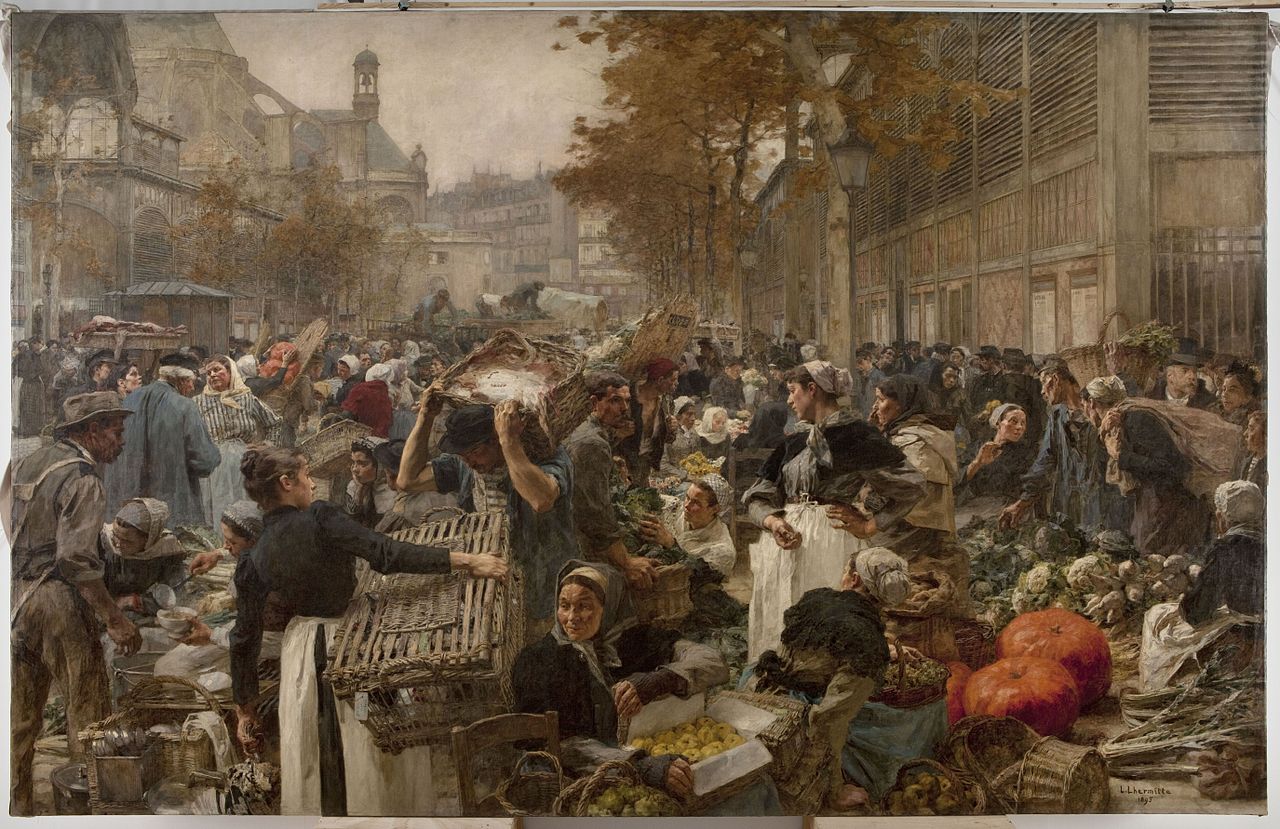 Les_Halles-Léon_Augustin_Lhermitte