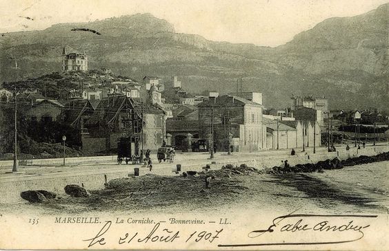 La corniche Bonneveine 1907