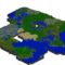 Résultat de l'un des logiciels cartographes (Minecraft map)