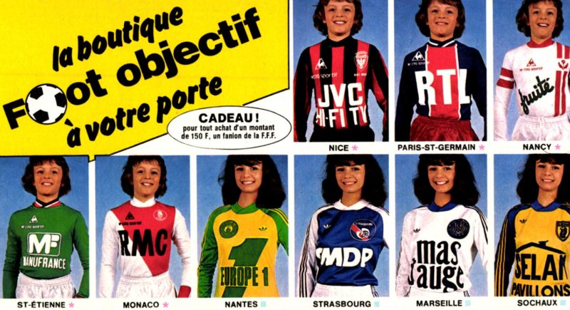 Affiche Maillots historiques du PSG - Sacrés Français !